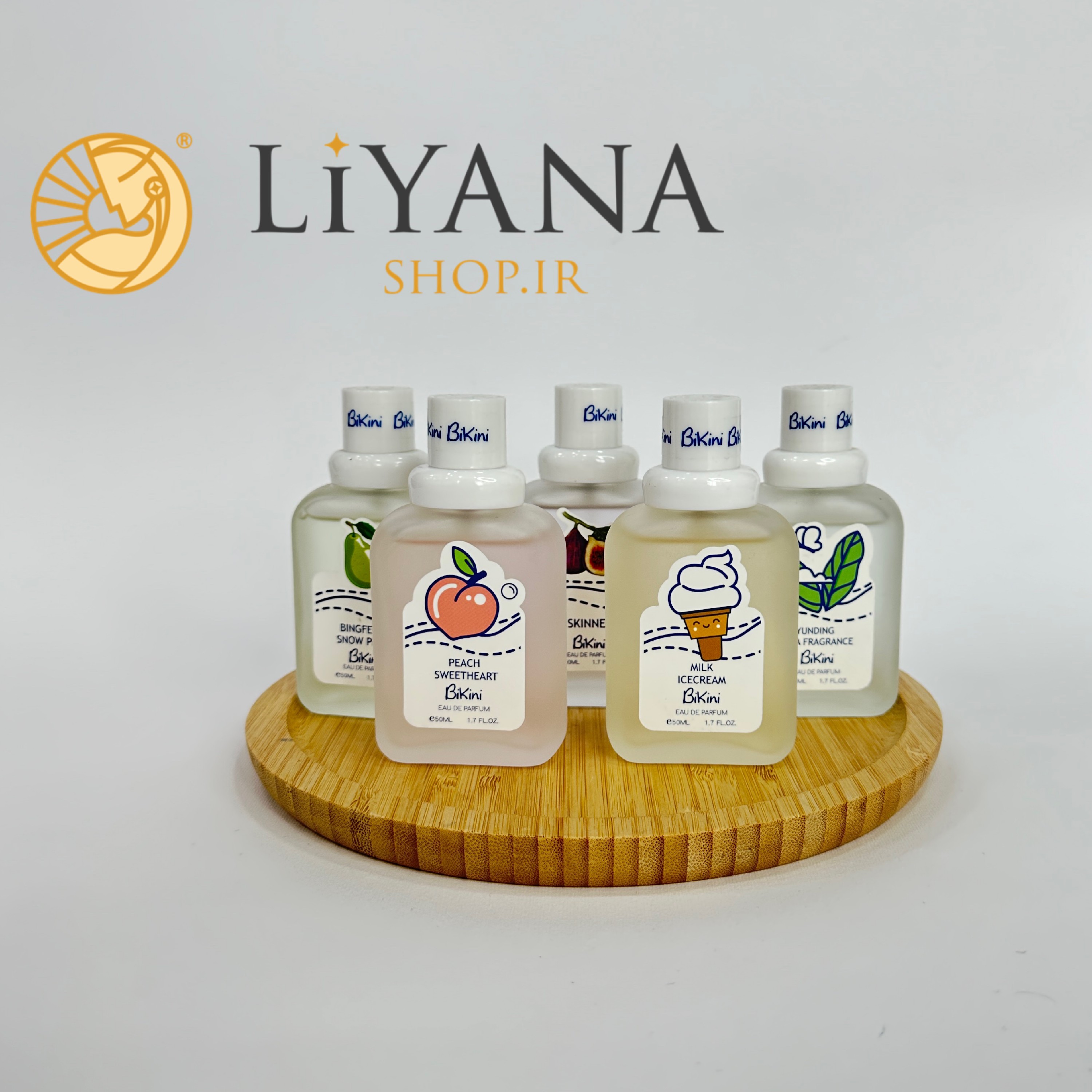 عطر بیکینی وبدن جین میس وارداتی و اورجینال دارای 5 تنوع رایحه لیاناشاپ