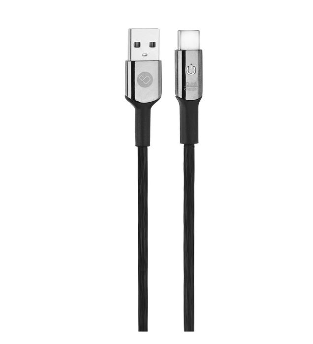 کابل شارژ USB به تایپ سی پرووان مدل PCC380C طول 1 متر