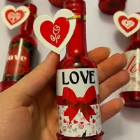 قوطی عشق بطری شکلات اسمارتیز مناسب باکس ولنتاین