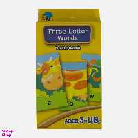 فلش کارت آموزش کلمات 3 حرفی انگلیسی انتشارات عسل نشر