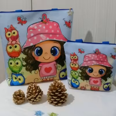 کیف دخترانه ست دو رقمی خواهرانه