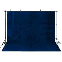 فون بک گراند آبی کروماکی مخمل 3x5m