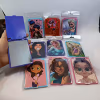 اینه جیبی فانتزی طرح دار  آینه