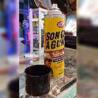 واکس لاستیک ایرانی STP  تمیز کنده ی لاستیک و براق کنده