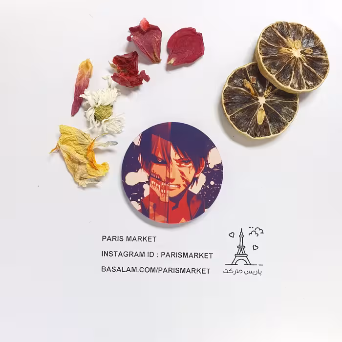 پیکسل طرح ارن یگر eren yeager از انیمه اتک آن تایتان ‌attack on titan کیفیت عالی کد 2027