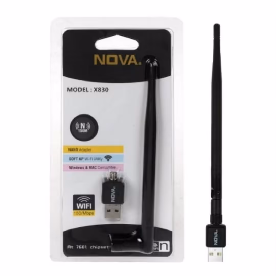 دانگل وای فای آنتن بلند مدل Nova X830