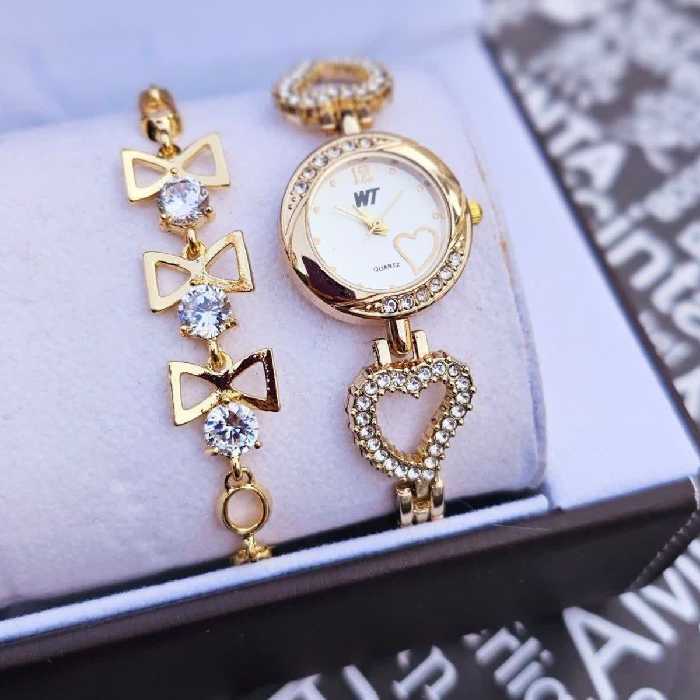 ست ساعت زنانه و دستبند 