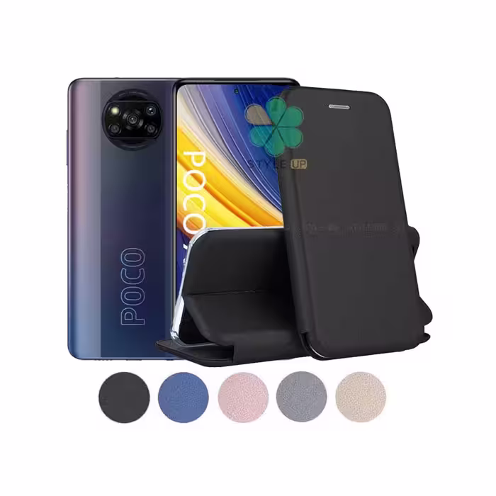 کیف کلاسوری چرمی گوشی شیائومی Xiaomi Poco X3 Pro