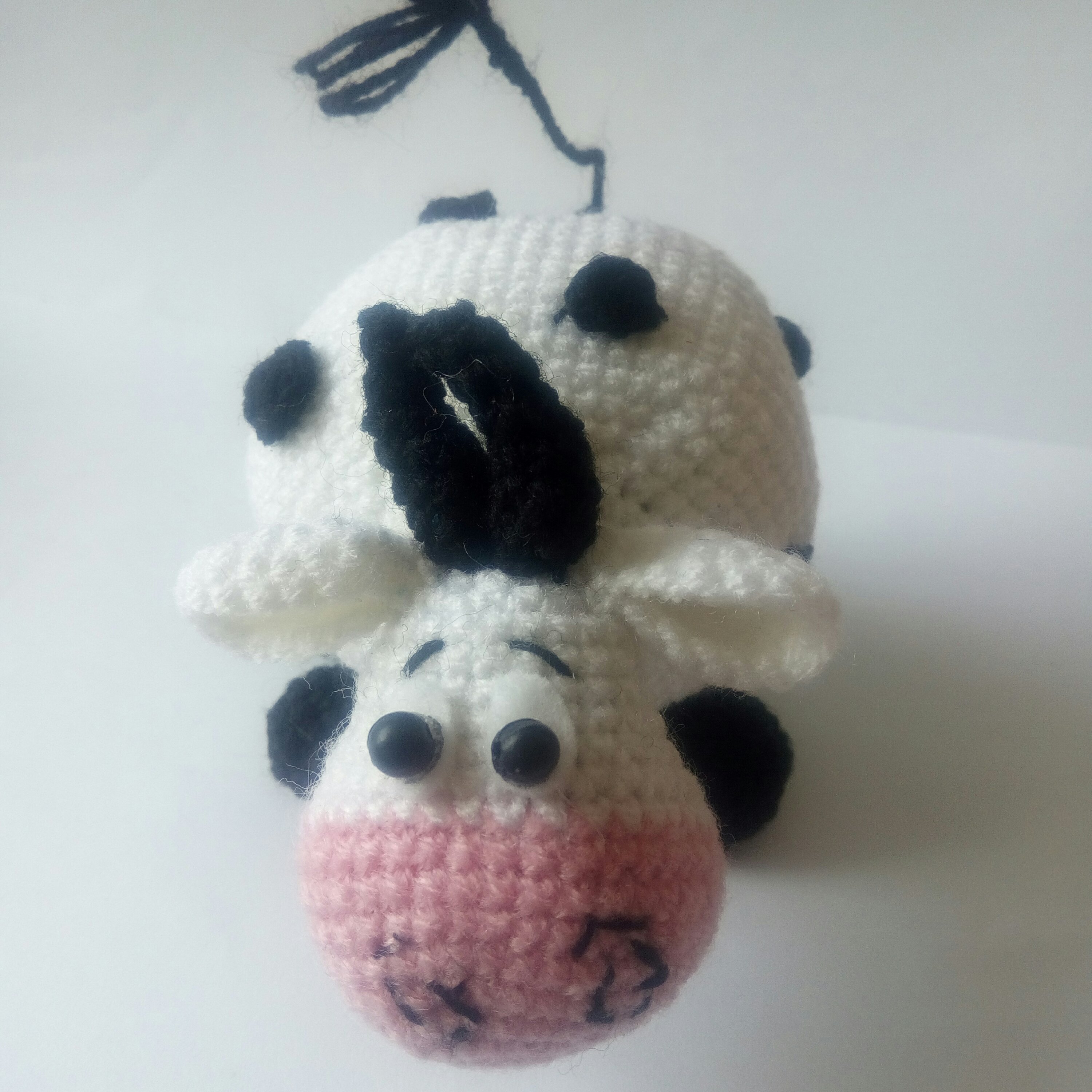 عروسک بافتنی گاو توپولی