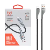 کابل تبدیل فست شارژ Type-C یوشیتا مدل YC-013
