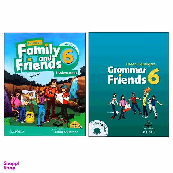 کتاب Family And Friends 6 اثر Jenny Quintana And Eileen Flannigan انتشارات آرماندیس دو جلدی