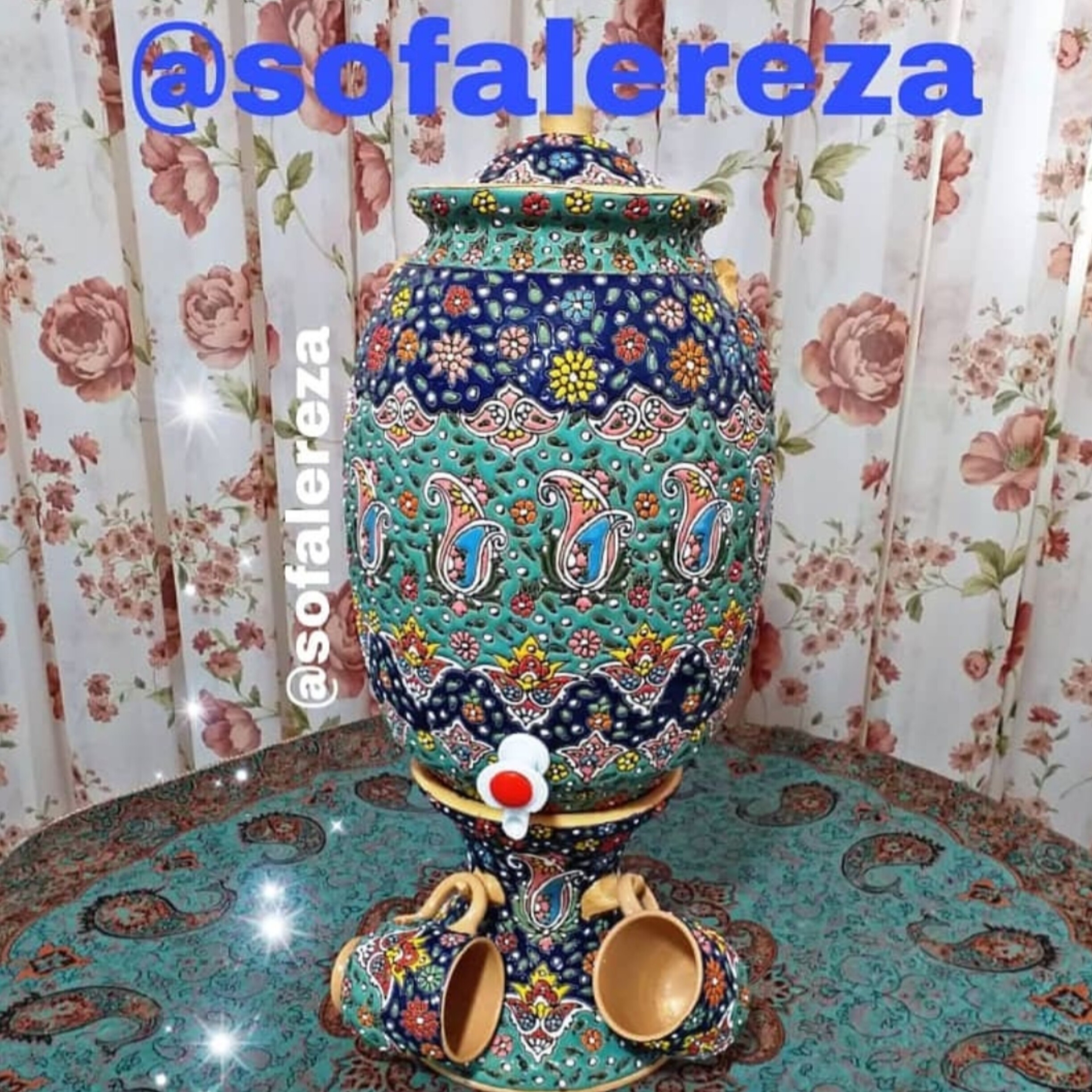 کلمن و لیوان (ارسال رایگان)
