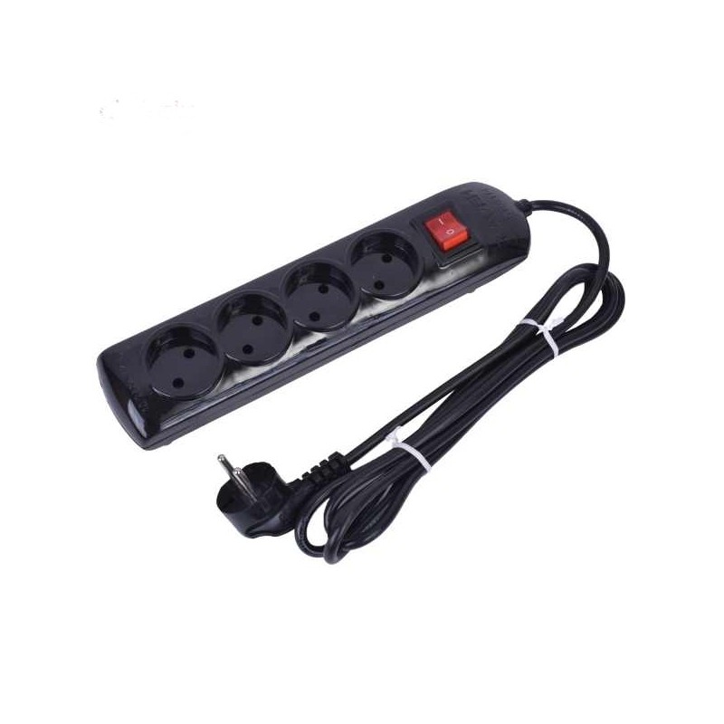 چهار راهی 4 راهی سیار بدون ارت با کابل 2.5متری استاندارد کاوه