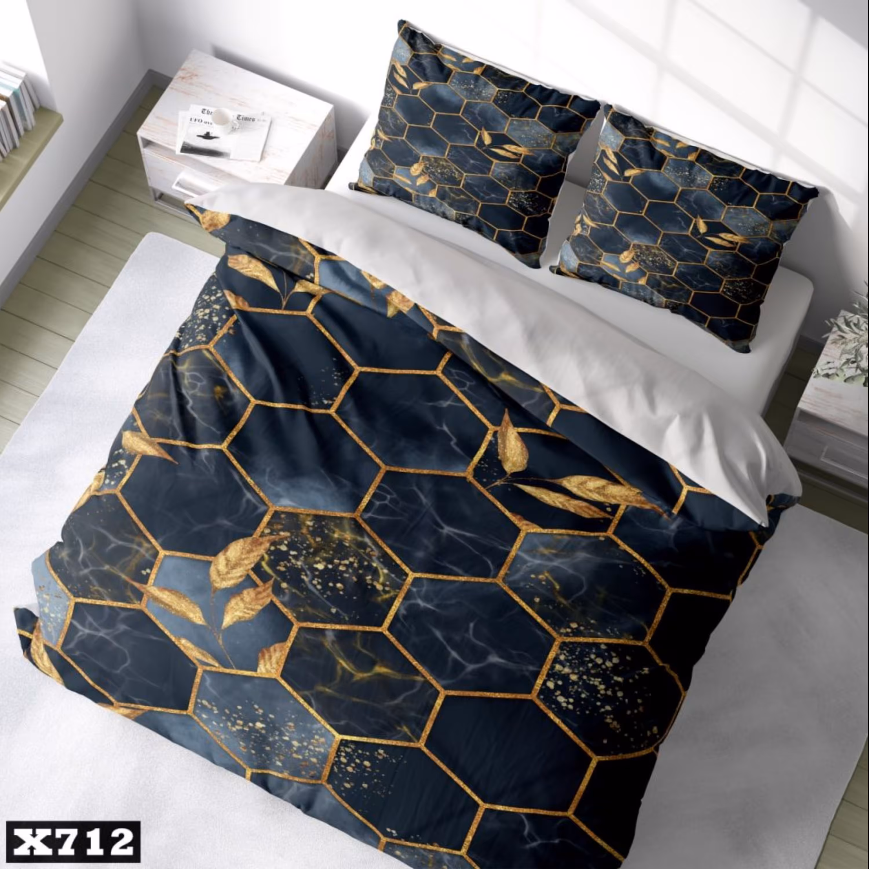 سرویس خواب یک نفره سه بعدی میکروتترون کندویی