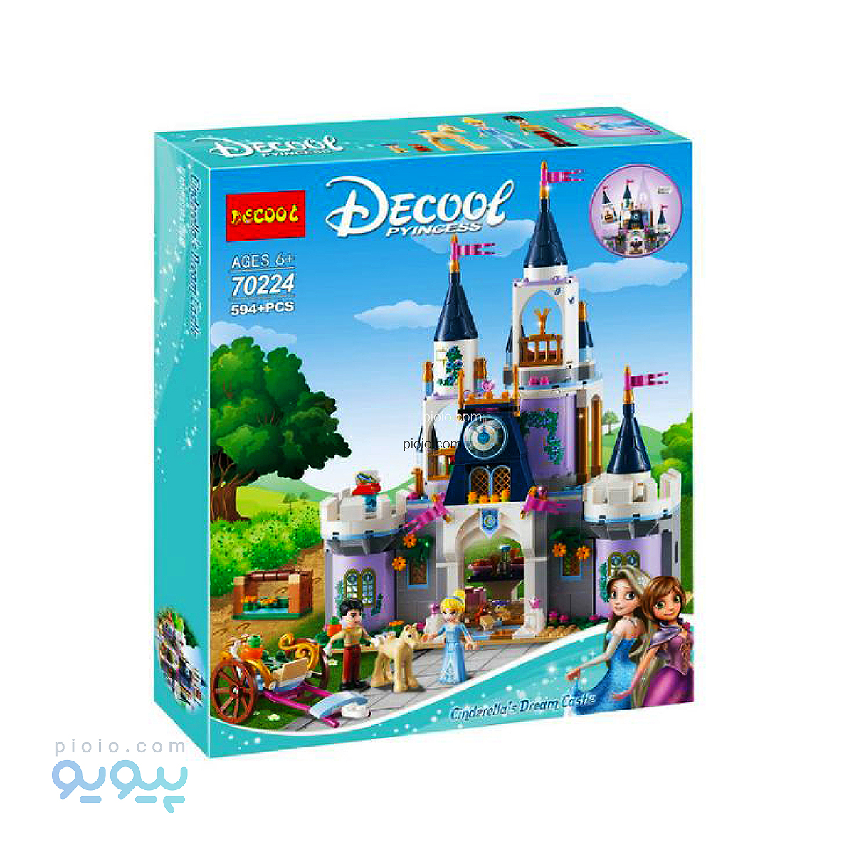 لگو قصر رویایی سیندرلا دکول مدل 70224