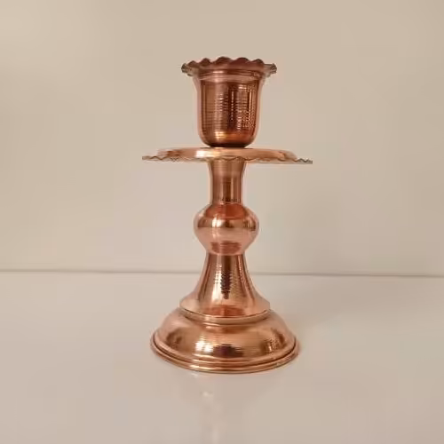 شمعدان مسی تک عددی نانو شده  با کیفیت عالی