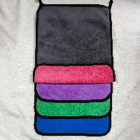 دستمال نظافت میکرو فایبر دورویه مدل 02 بسته 4 عددی