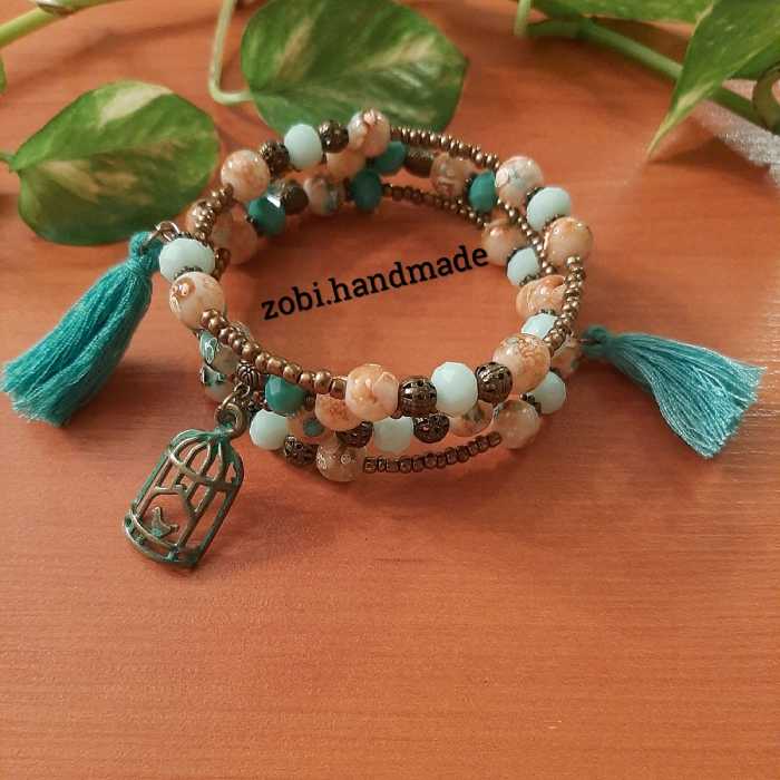 دستبند دور پیچ فیروزه