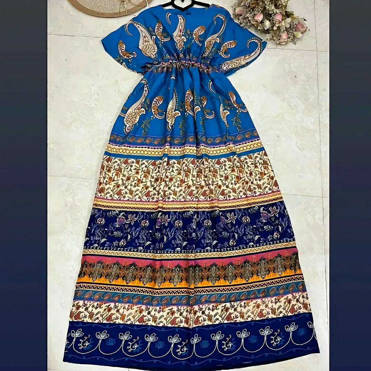 ساحلی نخی پارچه هندی (ارسال رایگان)