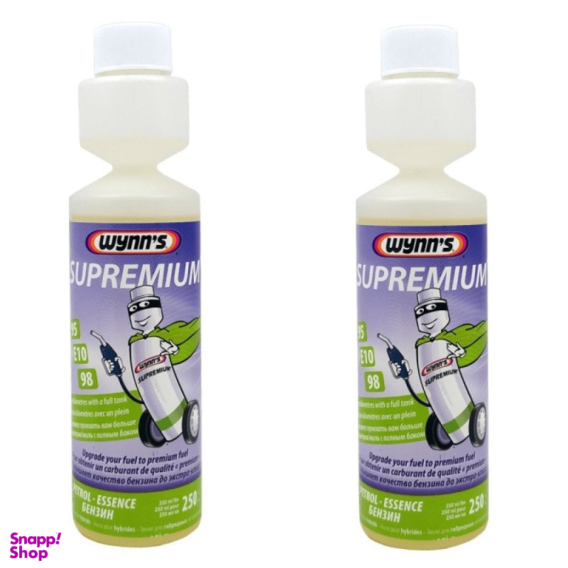 اکتان بوستر و مکمل سوخت وینز مدل سوپرمیوم حجم 250 میلی لیتر بسته 2 عددی