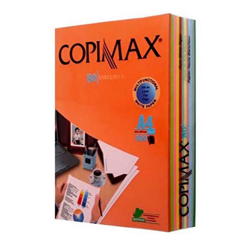 کاغذ A4 کپی مکس رنگی بسته 500 عددی