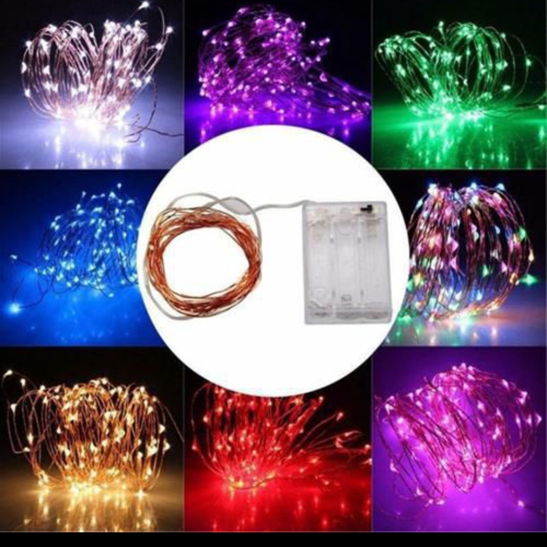 ریسه 10 متری باطری خور سه قلمی