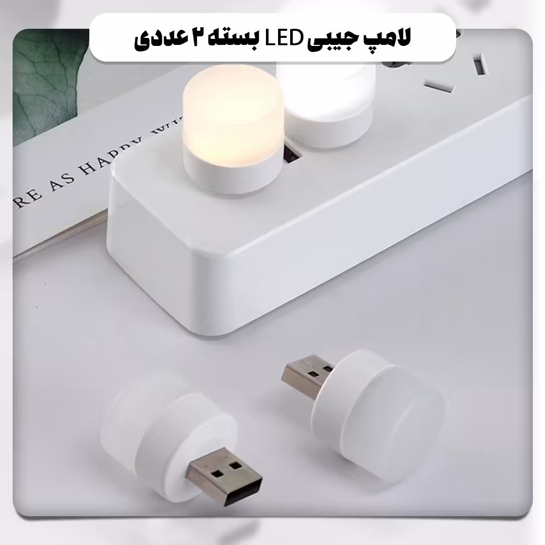 لامپ جیبی LED بسته دو عددی 