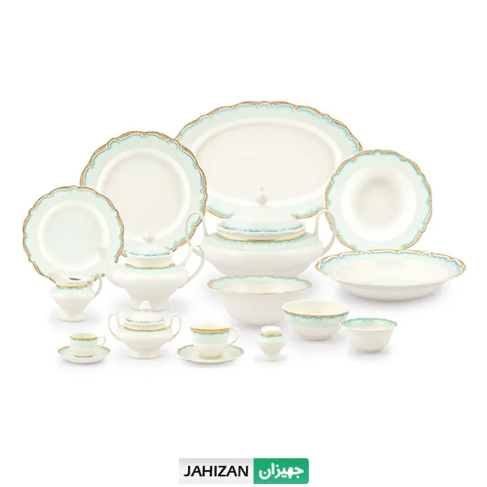سرویس چینی پردیس 12نفره 98پارچه طرح دنیلا سری سولار