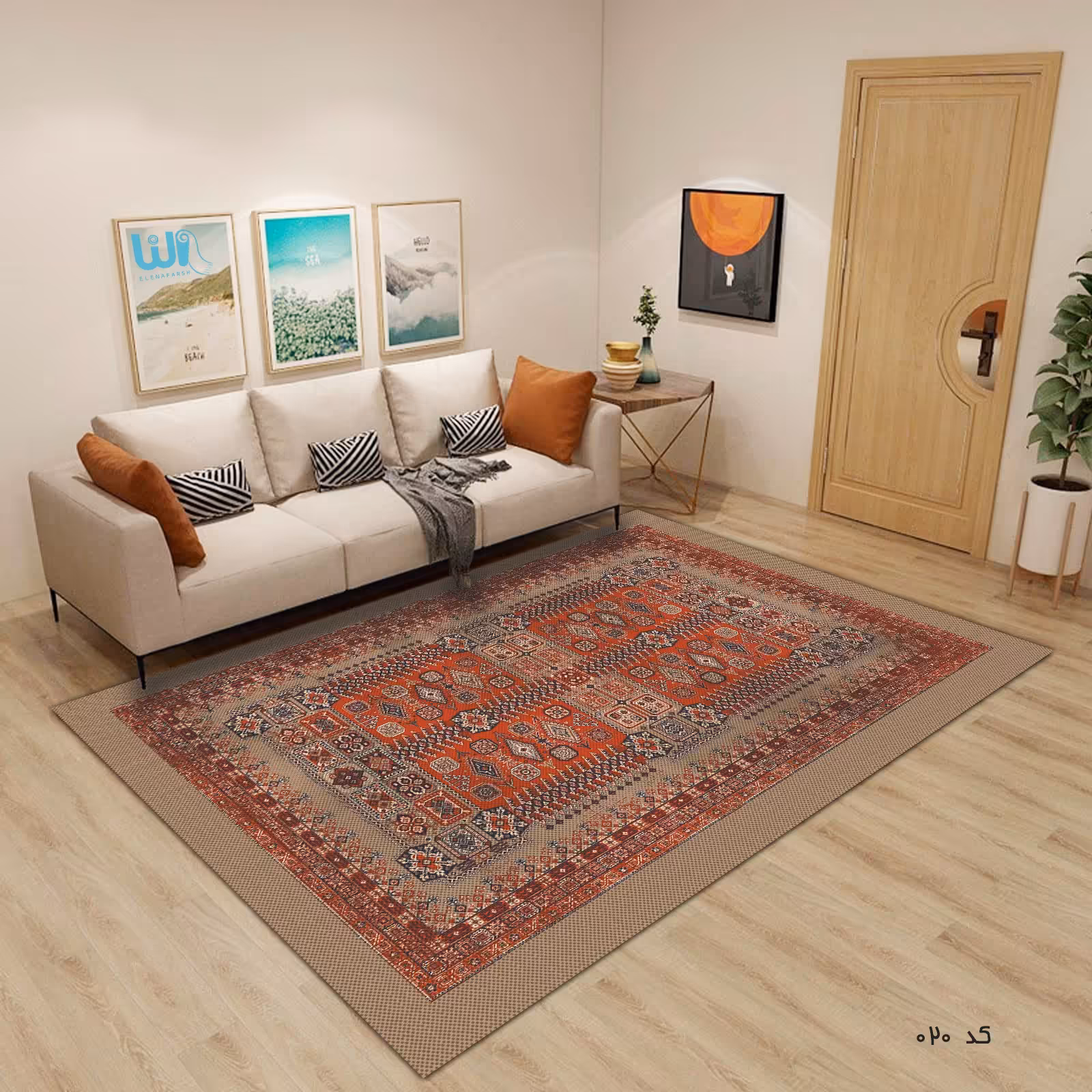 روفرشی کشدار کد  020  ( 6 متری )