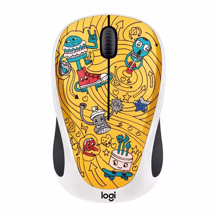 قیمت و خرید ماوس بی‌سیم لاجیتک سری Doodle مدل M238 GoGo Gold | یاس ارتباط