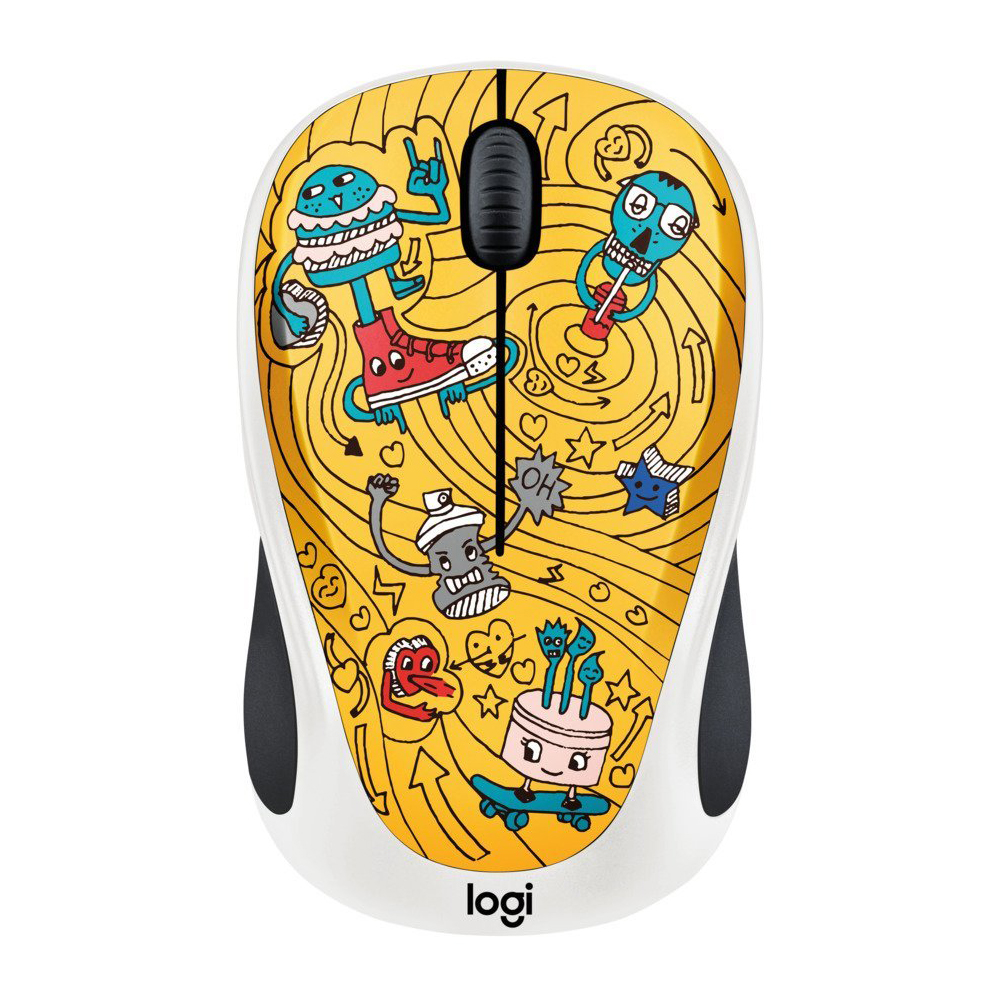 قیمت و خرید ماوس بی‌سیم لاجیتک سری Doodle مدل M238 GoGo Gold | یاس ارتباط