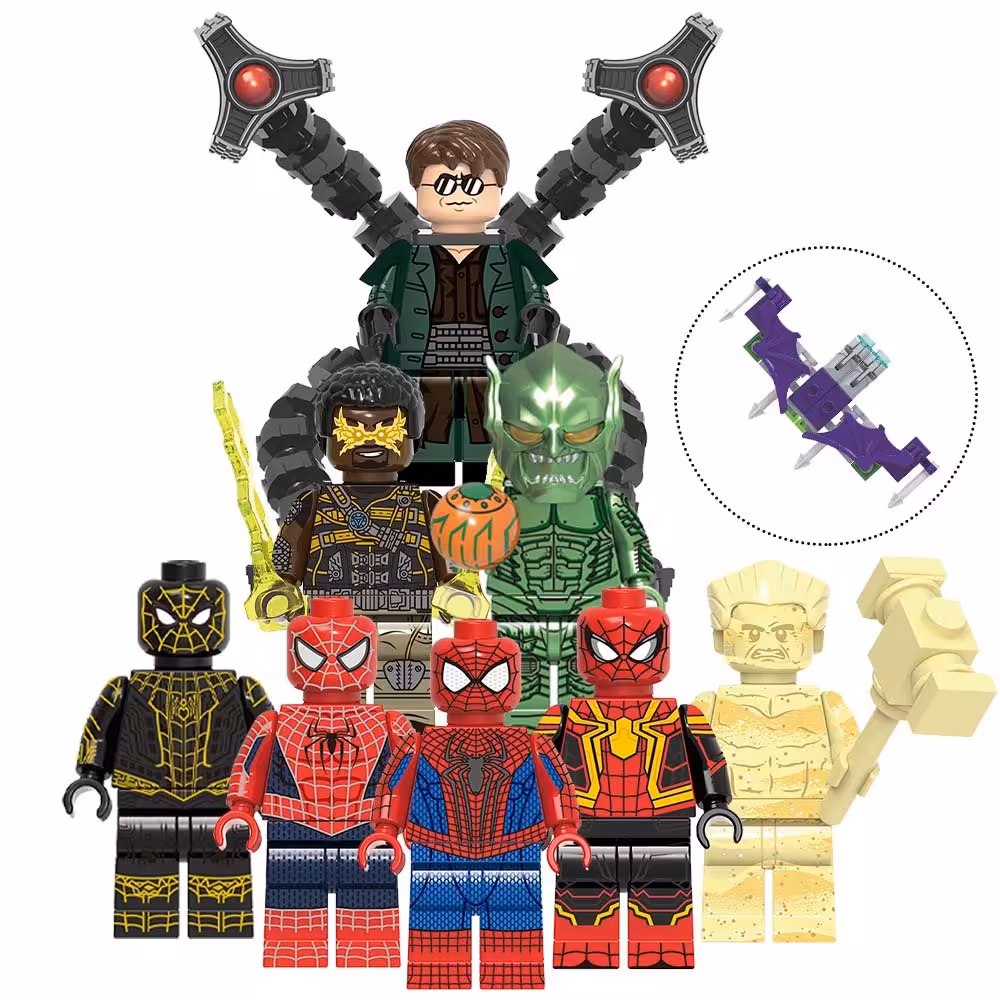 ست 8 تایی لگو اسپایدرمن