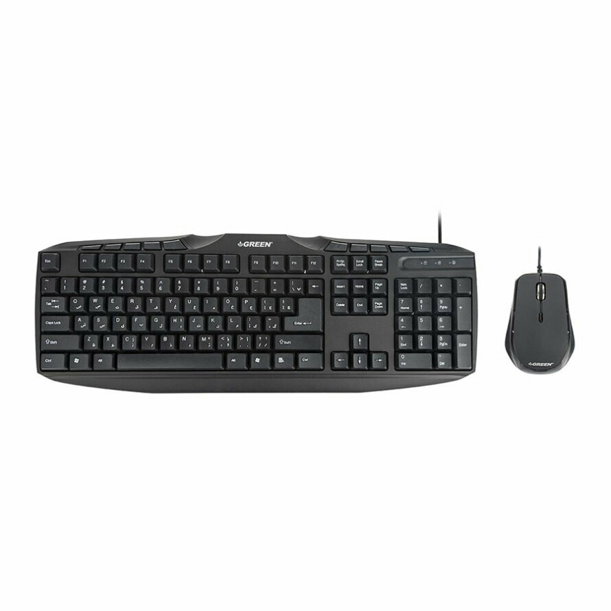 کیبورد و ماوس گرین GKM305