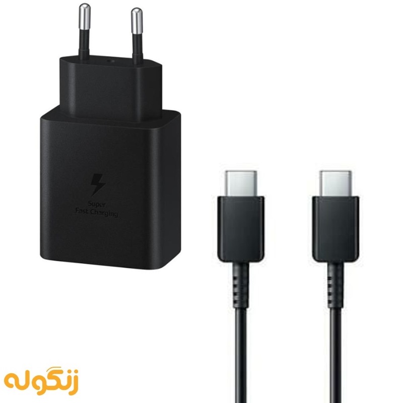 شارژر دیواری سامسونگ مدل EP-T4510 به همراه کابل تبدیل USB-C
