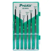 پیچ گوشتی ساعتی پروسکیت مدل SD-9819 بسته 6 عددی