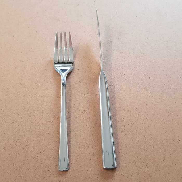 کارد و چنگال استیل سه بعدی کابان مدل شیکاگو