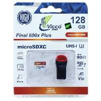 کارت حافظه MicroSDXC ویکومنVicco Manکلاس10سرعت 90MBps ظرفیت 128 گیگابایت