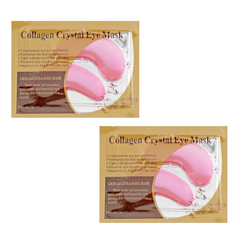 ماسک زیر چشم کلاژن مدل Crystal وزن 6 گرم بسته 2 عددی