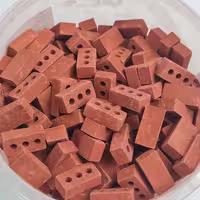 آجر فشاری فله ای 200 قطعه ای اشل قرمز ESHEL کد 091707