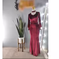 لباس مجلسی مخمل همتا