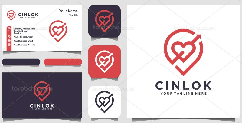 لوگو قلب | گرافیک با طعم تربچه