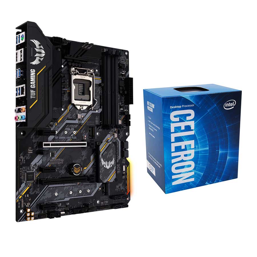 قیمت و خرید سی پی یو اینتل Celeron G5905 باندل با مادربورد ایسوس TUF GAMING B460-PLUS | یاس ارتباط