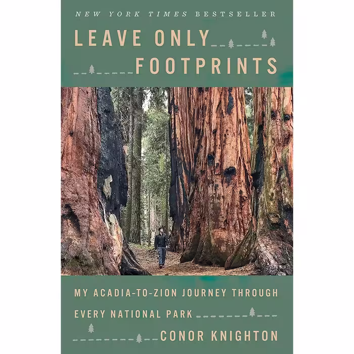 کتاب زبان اصلی Leave Only Footprints My AcadiatoZion Journey Through Every Natio