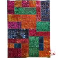 فرش دستباف کلاژ کد 5104