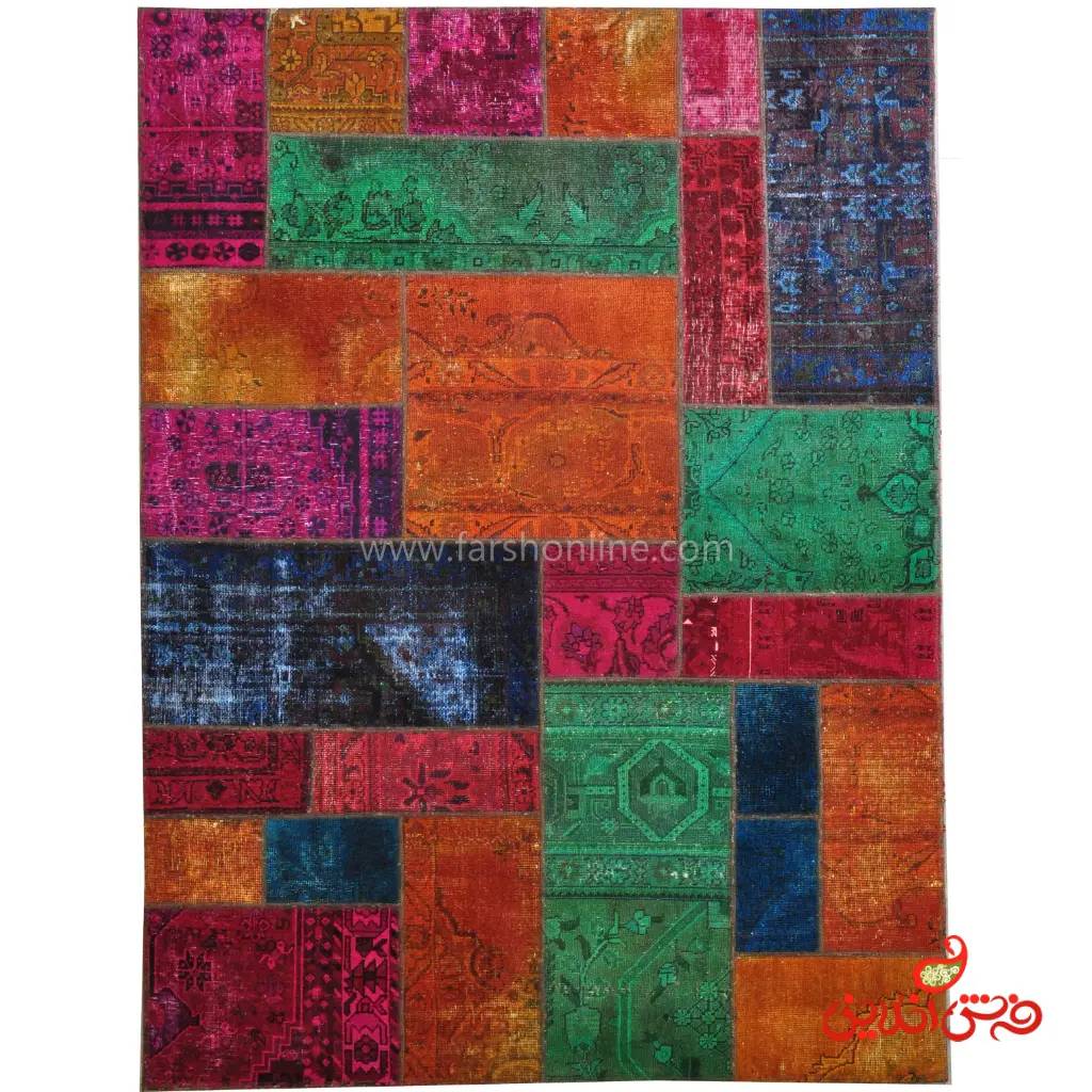 فرش دستباف کلاژ کد 5104