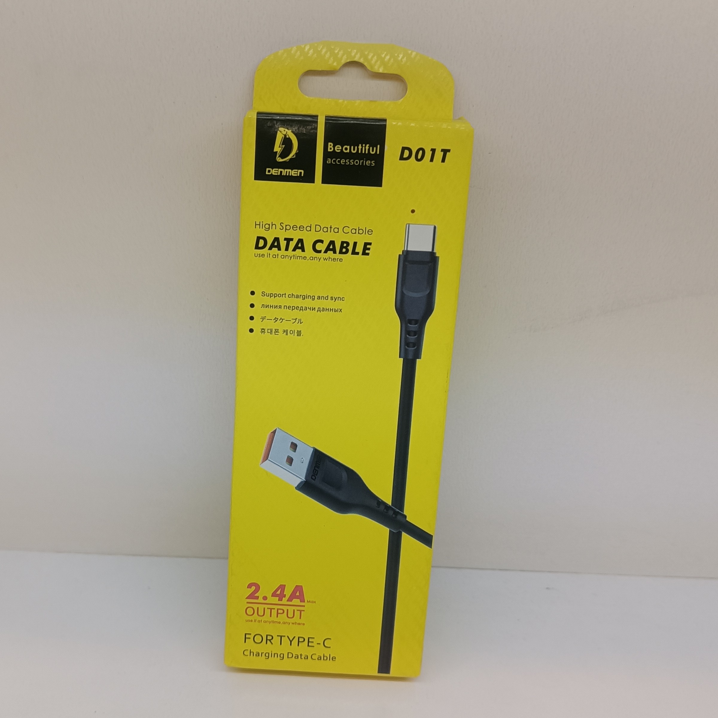 کابل تایپ سی برند دنمن مدل denmen D01T