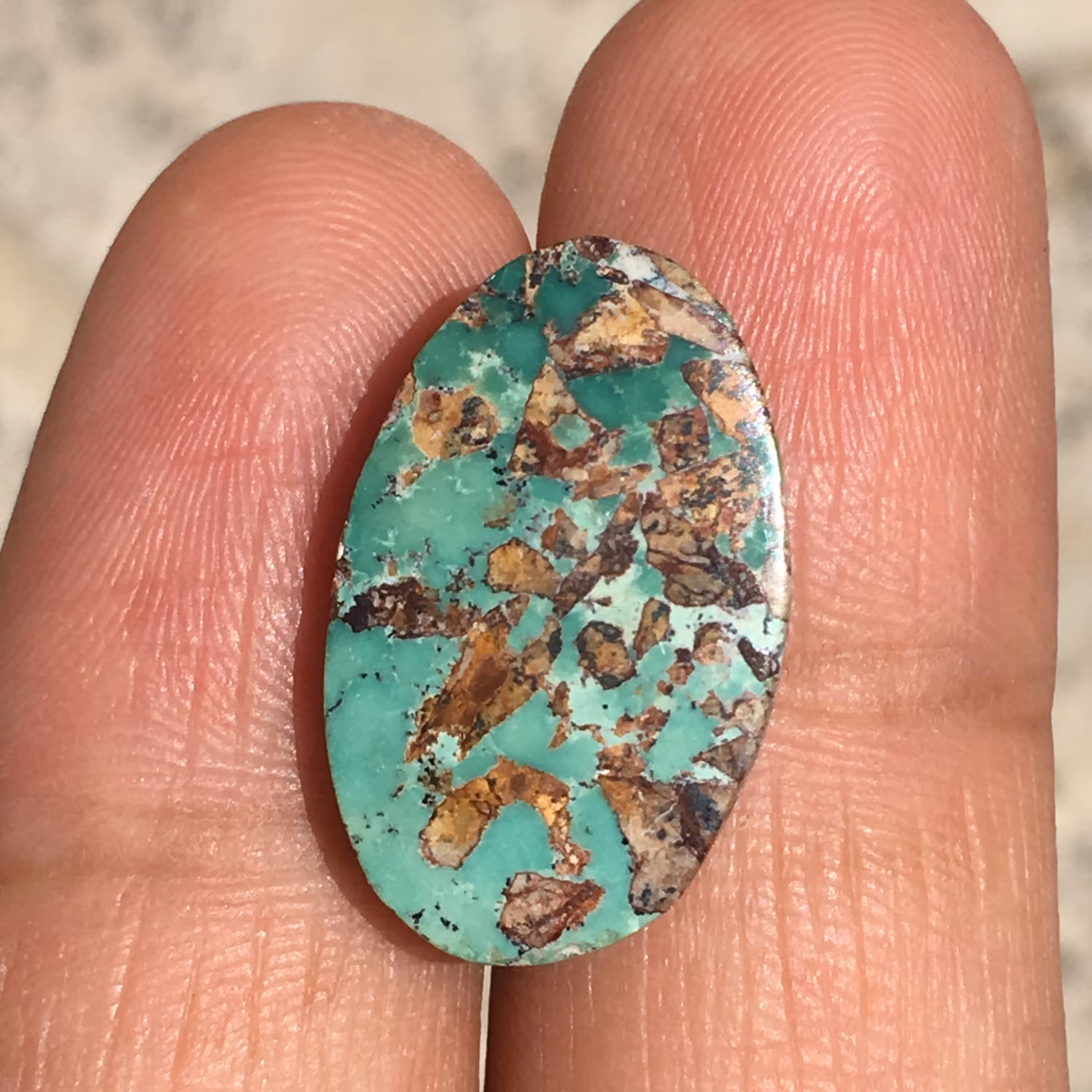 فیروزه اصل نیشابور با رنگ خاص