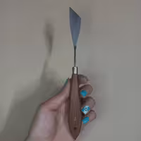 کاردک نقاشی مدل دسته چوبی کد 05 مخصوص افراد راست دست