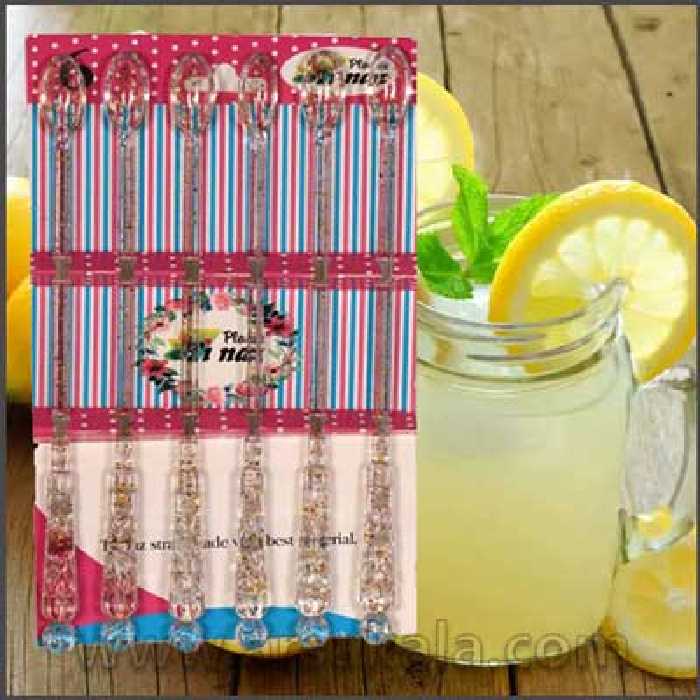 همزن شربت کریستالی قاشق دار 6 عددی