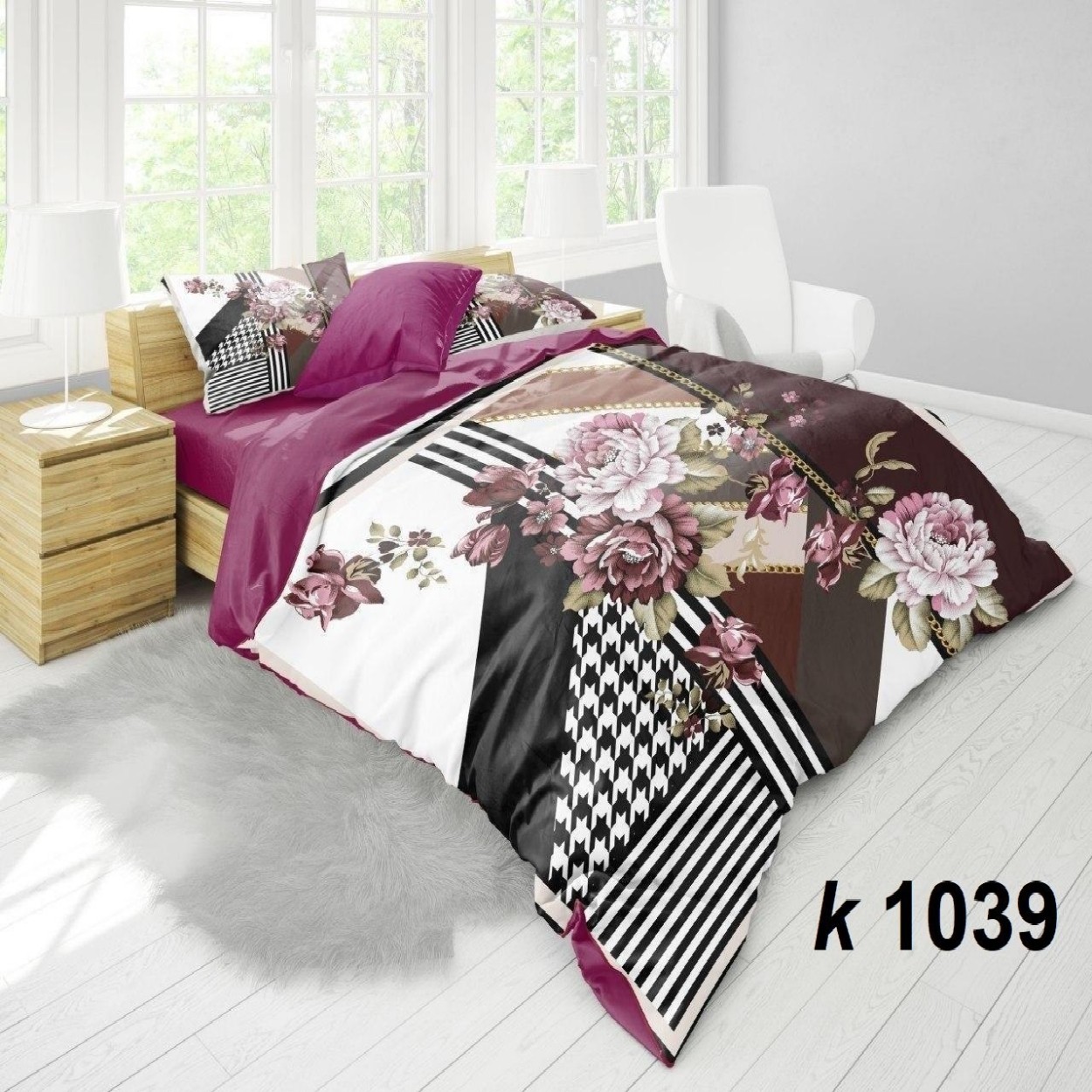 سرویس روتختی ترک إو turkev کد K-1039 دونفره 6 تکه